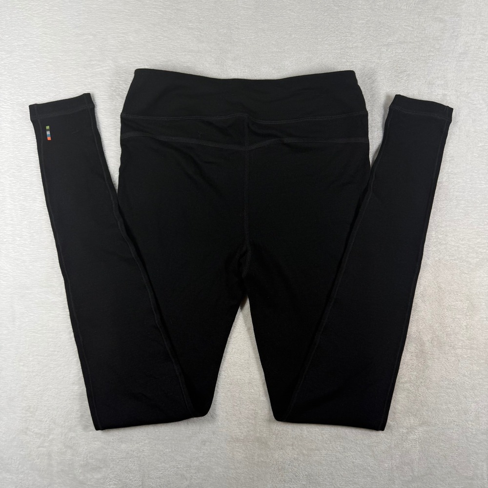 Smartwool Merino 250 Base Layer Bottom Black Wool Leggings SW019242 Womens Small
